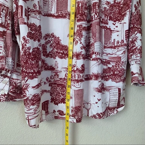❌SOLD❌ ZARA City Print Oversized Shirt - Picture 9 of 11